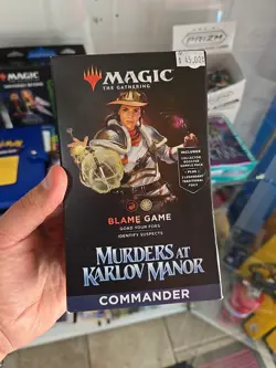 Murders at Karlov Manor Commander Deck - Blame Game MTG Brand New Sealed - Image 1
