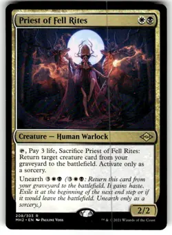 Priest of Fell Rites Modern Horizons 2 Regular MTG NM - Image 1