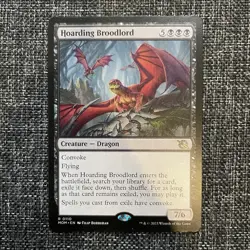 Hoarding Broodlord #110 March of the Machine Dragon MTG Regular Rare VLP - Image 1