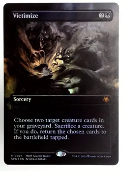 Victimize Borderless M Foil #23 | SPG Special Guests | MTG - Image 1