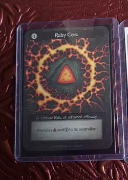 Sorcery Contested Realm Beta Nonfoil Ruby Core and Nonfoil J*had - Image 2