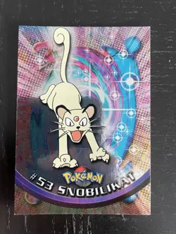 1999 Topps Chrome T.V. Snobilikat Foil deutsch #53 Pokemon - Image 1