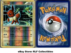 2010 Pokemon, HGSS Undaunted, #48/90 Eevee, Reverse Holo Common - Image 1