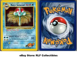 2000 Pokemon, Gym Heroes, #10/132 Misty's Tentacruel, Holo Rare - Image 1