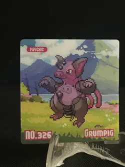 Pokemon Eif origin Gameboy Lenticular Spoink/grumpig #LL - Image 2
