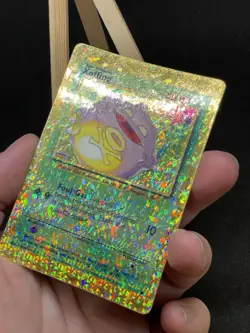 Prism Vending Machine Holo Koffing Base Set 51/102 Pokemon Sticker Gold - Image 3