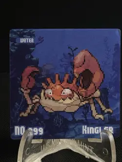 Pokemon Eif origin Gameboy Lenticular Krabby/kingler #LL - Image 2