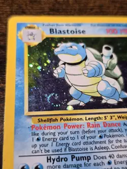Pokemon Base Set 2 Blastoise 002/130 Holo with Swirl - Image 3