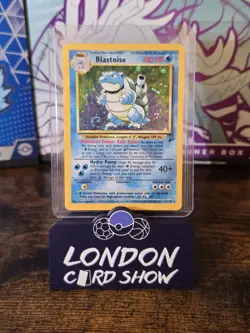 Pokemon Base Set 2 Blastoise 002/130 Holo with Swirl - Image 4