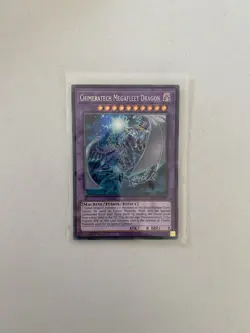 Yugioh Chimeratech Megafleet Dragon BLAR-EN085 Secret Rare-1st Ed NM - Image 1