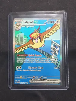 Pidgeot ex 225/197 SV03: Obsidian Flames Special Illustration Rare Pokemon Card - Image 1