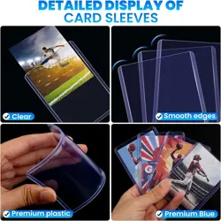 1000 Card Sleeves Top Loaders for 500 Hard + 500 Soft Sleeves, Clear - Image 5