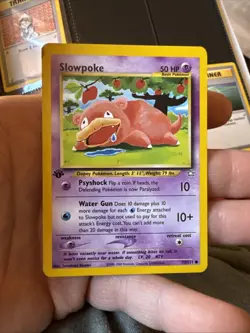 Pokemon TCG Slowpoke Neo Genesis 1st Edition Common Card 73/111 - Image 1