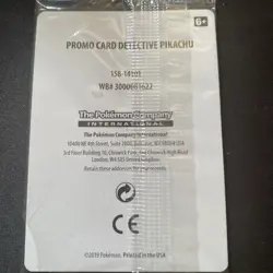 Pokemon TCG Detective Pikachu SM190 Promo Card Sealed - Image 3