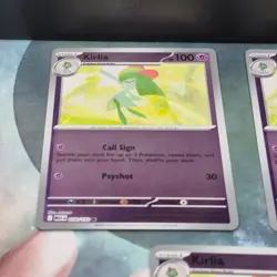3x Kirlia 059/132 Reverse Holo Mega Evolution Pokemon TCG Near Mint Card NM MEG - Image 3