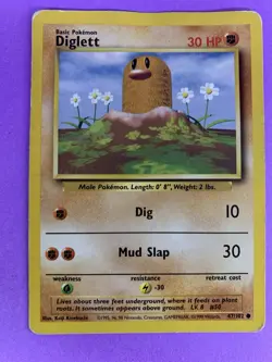 DIGLETT - 47/102 - Base Set - Pokemon Card - Image 1