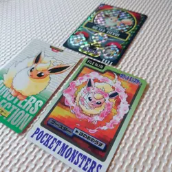 Eevee Booster 3 Bandai Carddas Retro Promo Rare Pokemon Card Japanese F/S - Image 5