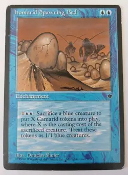 FALLEN EMPIRES 1994 - NM - HOMARID SPAWNING - ENCHANTMENT - MAGIC GATHERING MTG - Image 1