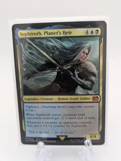 MTG: Final Fantasy Foil Promo: Sephiroth, Planet's Heir - NM - Image 1