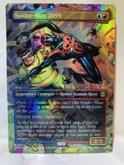 Spider-Man 2099 FOIL Magic The Gathering 2025 Full Art Marvel Card 0205 MTG ❤ - Image 1