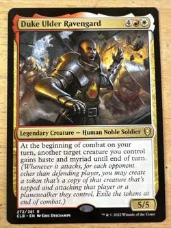 x1 Duke Ulder Ravengard R MTG Commander Legends: Battle for Baldur's Gate M/NM, - Image 1
