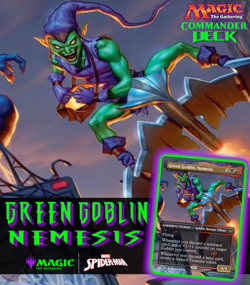 Green Goblin, Nemesis MTG EDH Commander Deck, Rakdos Goblin Discard! - Image 1