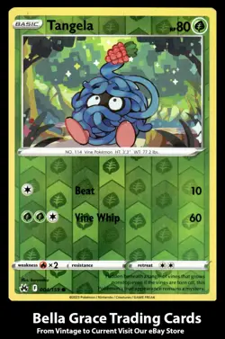 Tangela #004/159 Crown Zenith Pokemon Common Reverse Holo - Image 1