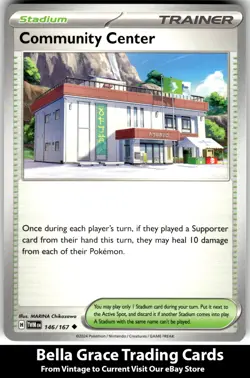 Community Center #146/167 SV06: Twilight Masquerade Pokemon Uncommon - Image 1