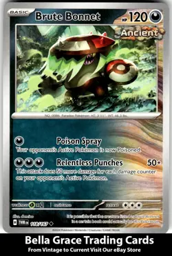 Brute Bonnet #118/167 SV06: Twilight Masquerade Pokemon Uncommon - Image 1