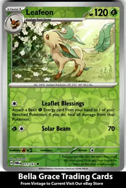 Leafeon #011/167 SV06: Twilight Masquerade Pokemon Uncommon Reverse Holo - Image 1