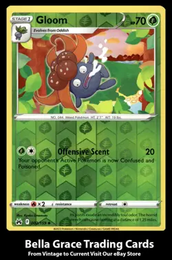 Gloom #002/159 Crown Zenith Pokemon Uncommon Reverse Holo - Image 1