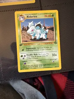 T1 Nidorina 40/64 1st edition Pokemon Jungle Set Vintage 1999 WoTC TCG - Image 1