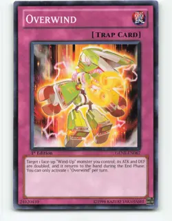 Overwind GENE-EN067 1st Edition YuGiOh Card - Image 1