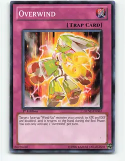 Overwind GENE-EN067 1st Edition YuGiOh Card - Image 1