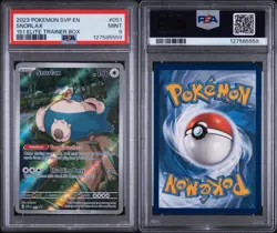 Snorlax 051 Sv: Scarlet & Violet 151 Promo Card Holo Pokemon Card Graded PSA 9 - Image 3