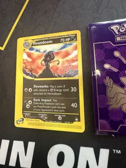 Pokemon Card Houndoom L 15/147 Aquapolis Non-Holo Rare 320🔥MP🔥 - Image 3