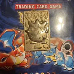 Togepi Pokemon Limited Edition Nintendo 1999 23K Gold Plated Metal Trading Card - Image 1