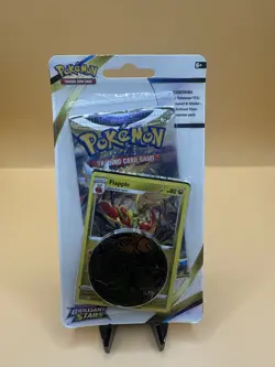 B-21 Pokemon Brilliant Stars Flapple promo card Checklane Blister Booster Pack - Image 3