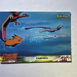 “Mewtwo Strikes Back” Pokemon Topps Card - Farewell - Image 1