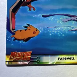 “Mewtwo Strikes Back” Pokemon Topps Card - Farewell - Image 3