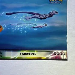 “Mewtwo Strikes Back” Pokemon Topps Card - Farewell - Image 4