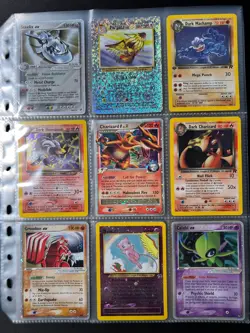 Lot of 90 ALL HOLO Vintage Pokemon Card Binder Collection - Image 2