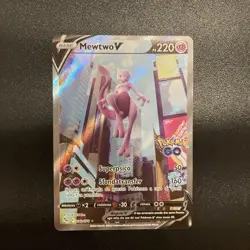 Pokemon Card Mewtwo V Alt Art 072/078 Pokemon GO ITA italiano near mint NM - Image 1