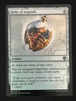 1x MTG Relic of Legends (Foil) - Dominaria United (DMU) #236 - Magic - Image 1