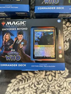Magic the Gathering Doctor Who Blast from the Past Commander Deck Sealed 195166228815 - Image 4