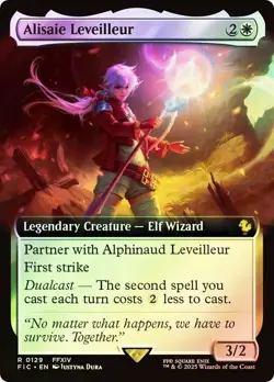Alisaie Leveilleur Foil Extended Art Final Fantasy MTG NM - Image 1