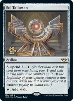 1x Sol Talisman - Foil - Prerelease Promo Light Play, English Prerelease Promos - Image 1