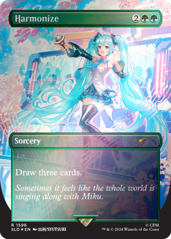 Hatsune Miku: Sakura Superstar Secret Lair ✨Rainbow Foil✨ | SLD English | MTG - Image 4