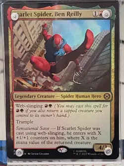 Scarlet Spider, Ben Reilly (Foil) 0142 (R) MTG Marvel's Spider-Man (SPM) - Image 1