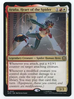 Arana, Heart of the Spider #0123 MTG Marvel's Spider-Man Magic The Gathering - Image 1